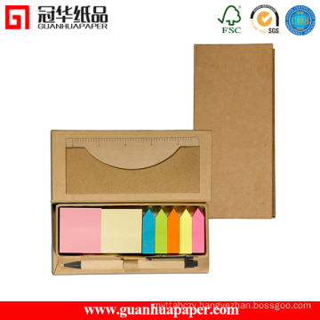 Office and School Supply Custom Sticky Note Pad with Wooden Case